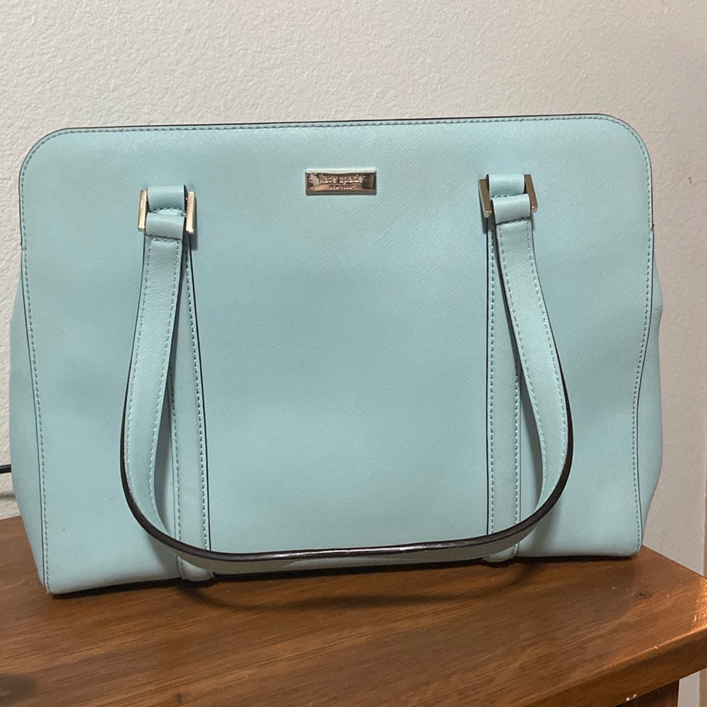 Kate Spade baby blue tote like purse